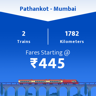 Pathankot To Mumbai Trains